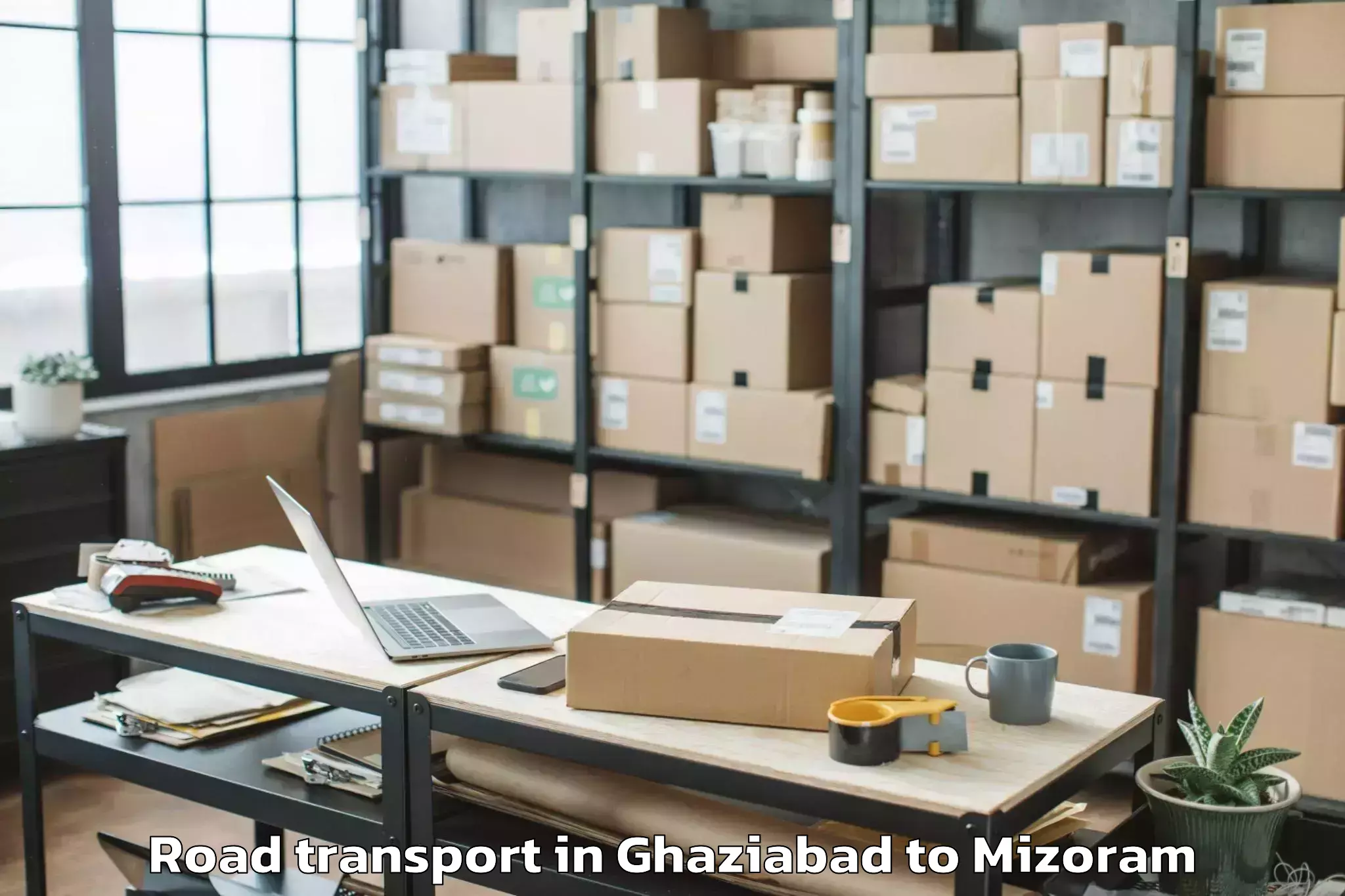 Leading Ghaziabad to Serchhip Road Transport Provider